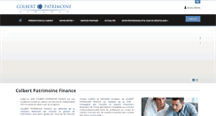 Desktop Screenshot of colbertpatrimoinefinance.com